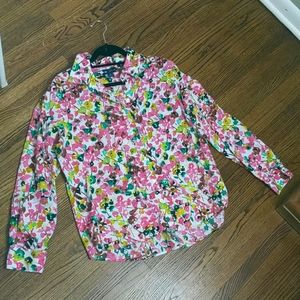 Westbound Long Sleeve Button Down Blouse